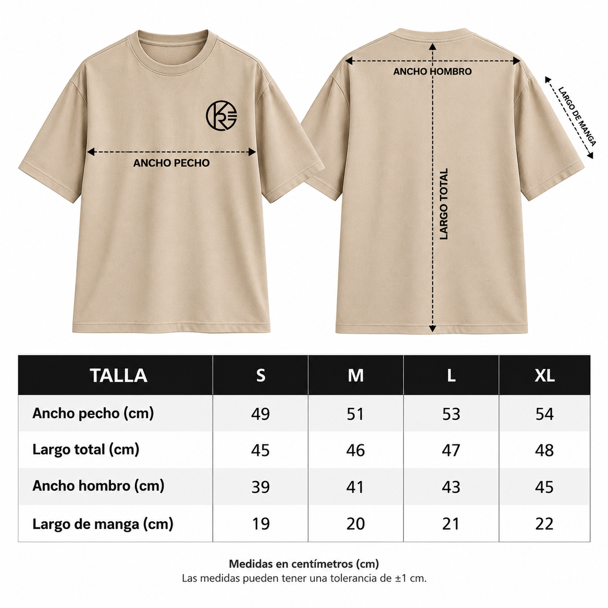 Camiseta Beige + Bucket Hat